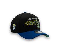 Los Angeles Rams Upside Down New Era 9FORTY A-Frame NFL Cap Schwarz StadiumDreams Exclusive - ONE SIZE