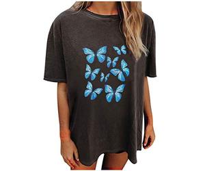 Los Angeles Tshirt Oversize: T-Shirt Damen Mit Aufdruck Oversize Teenager