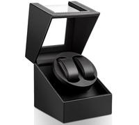 Los Gatos Uhrenbeweger 2 Uhr Automatik Uhrenbeweger: Watch Winder für Automatikuhren mit Uhrendreher für Herren und Damen Batteriebetrieb oder Netzteil