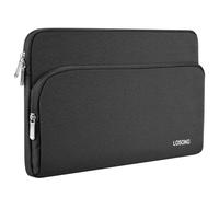 Losong Tragbare Monitorhülle, 43,9 cm (17,3 Zoll), schützende Tragetasche, Aufbewahrungstasche, Display-Tasche mit Zubehörtasche für 43,9 cm (17,3 Zoll) tragbaren Monitor, Größe: 42,4 x 28,2 cm