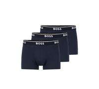 Lot 3 boxers coton stretch Hugo Boss Pour Homme en Bleu Marine M