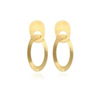 LOTT.gioielli Ohrringe asymmetrisch, oval, L, vergoldet