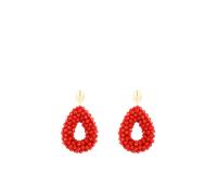 LOTT.gioielli Ohrringe Berry Drop, red, S, Stecker, vergoldet