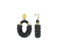 LOTT.gioielli Ohrringe Yara Combi Oval, elemental blue, M, vergoldet