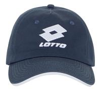 Lotto 1124033 Baseball Cap, Klassische Baumwollkappe mit Logo, Verstellbarer Metallverschluss, Atmungsaktiv, in Navy