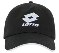 Baseball Cap LOTTO, Damen, schwarz (caviar), 100% Baumwolle, unifarben, sportlich, Caps, - mit hochwertiger Logo-Stickerei (60560106-0) caviar