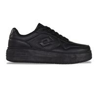 Plateausneaker LOTTO, Damen, Gr. 40, schwarz, Synthetik, Schuhe Plateausneaker, - auf leicht erhöhter Sohle (77680410-40) schwarz