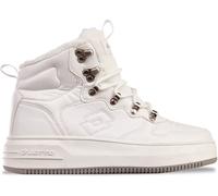 Sneaker LOTTO, Gr. 42, weiß (weiß, leuchtendesgrau), Synthetik, Kunstfaser, sportlich, Schuhe, - mit Metal-Hooks für komfortables Schnüren (79038634-42) weiß, leuchtendesgrau