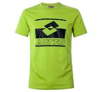 Lotto Herren T-Shirt mit Rundhalsausschnitt mit Logo aus Baumwolle, Art. 446044 Säure, XXL