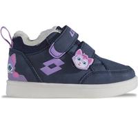 Sneaker LOTTO, Damen, Gr. 24, navy, lila, Synthetik, Textil, mehrfarbig, Schuhe Sneaker, - in kindgerechter Passform (43533560-24) navy, lila