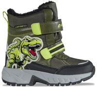 Winterboots LOTTO, Kinder, Gr. 35, olive, grün, Synthetik, mehrfarbig, Schuhe Winterboots, - mit Blinklichtern (92436204-35) olive, grün