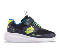 Lotto LEDANGA K Sneaker, Navy/Lime, 26 EU