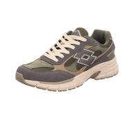Lotto Lifes Herren-Sneaker FLOWTIV Grau-Braun-Oliv-Grün-Beige 45