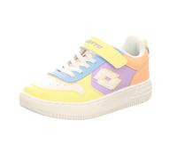Lotto Lifes Kinder-Sneaker-Slipper-Klettschuh PALIOT LR K Unisex Kids Gelb-Orange-Weiß-Mehrfarbig 34