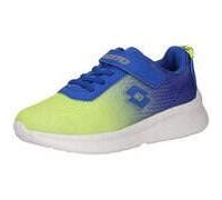 Sneaker LOTTO, Mädchen, Gr. 34, blau, lime, Mesh, Synthetik, Schuhe Sneaker, - extra leicht & bequem (62207829-34) blau, lime
