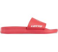 Badesandale LOTTO, Gr. 37, pink (pink, weiß), Synthetik, clean, sportlich, Schuhe, - mit bequemem Fußbett (81495321-37) pink, weiß