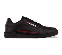 Lotto Unisex Nandu Sneaker, Black/RED, 46 EU