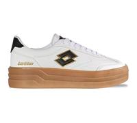 Sneaker LOTTO, Damen, Gr. 39, weiß, schwarz, Synthetik, Schuhe Sneaker, - mit gepolsterter Schaftkante (82081969-39) weiß, schwarz