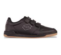 Sneaker LOTTO, Herren, Gr. 50, schwarz (schwarz, dunkelgrau), Kunstfaser, Synthetik, clean, Schuhe Sneaker, - in großen Größen (60314305-50) schwarz, dunkelgrau