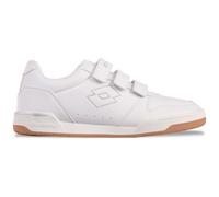Sneaker LOTTO, Herren, Gr. 48, weiß (weiß, leuchtendesgrau), Kunstfaser, Synthetik, clean, Schuhe Sneaker, - in großen Größen (39360340-48) weiß, leuchtendesgrau