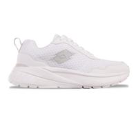 Sneaker LOTTO, Gr. 37, weiß (weiß, leuchtendesgrau), Synthetik, Kunstfaser, unifarben, sportlich, Schuhe, - extra leicht & bequem (97192023-37) weiß, leuchtendesgrau