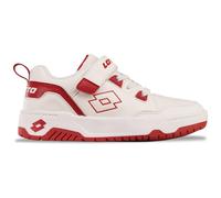 Sneaker LOTTO, Kinder, Gr. 30, weiß (weiß, rot), Synthetik, Kunstfaser, mehrfarbig, sportlich, Schuhe, - in kindgerechter Passform (82869400-30) weiß, rot