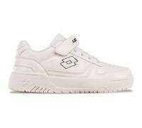 Sneaker LOTTO, Kinder, Gr. 32, schwarz-weiß (weiß, schwarz), Kunstfaser, Synthetik, clean, Schuhe, - in kinderfußgerechter Passform (78095302-32) weiß, schwarz