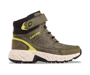 Lotto Stylecode: 2600400K ALDERTON MID K Unisex Kids Halblange Stiefel OLIVE/LIME 27