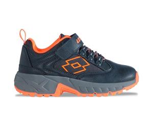 Lotto STYLECODE: 2600450K WOODLARK K Unisex Kids Sneaker Navy/FR.ORANGE Größe: 35 EU