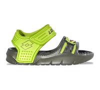 Sandale LOTTO, Mädchen, Gr. 29, olive, lime, Synthetik, mehrfarbig, Schuhe Sandale, - ideal für Spielplatz, Strand & Wasser (74787348-29) olive, lime