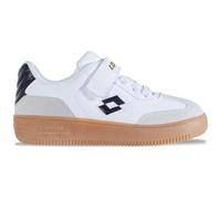 Sneaker LOTTO, Kinder, Gr. 32, weiß (weiß, schwarz), Synthetik, mehrfarbig, Schuhe Sneaker, - in kinderfußgerechter Passform (10279638-32) weiß, schwarz