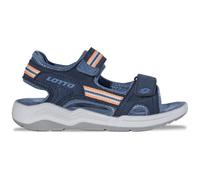 Sandale LOTTO, Mädchen, Gr. 28, navy, midblau, Synthetik, mehrfarbig, Schuhe Sandale, - mit Flexkerben für einen natürlichen Bewegungsablauf (31979900-28) navy, midblau