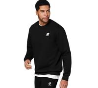 Lotto Sweatshirt Herren Schwarz S I Baumwolle I ohne Kapuze