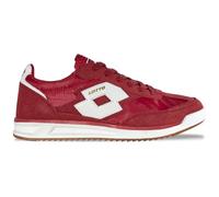 Sneaker LOTTO, Herren, Gr. 46, rot (rot, weiß), Synthetik, mehrfarbig, Schuhe Sneaker, - in angesagtem Retrodesign (99395006-46) rot, weiß