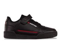 Sneaker LOTTO, Damen, Gr. 35, schwarz (schwarz, rot), Synthetik, Schuhe Sneaker, - vielseitig zu kombinieren (39952145-35) schwarz, rot