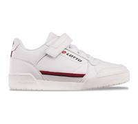 Lotto Unisex Kinder Sneaker, White Red, 30 EU