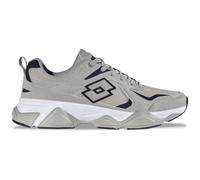 Sneaker LOTTO, Herren, Gr. 46, leuchtendesgrau, navy, Kunstfaser, Synthetik, mehrfarbig, Schuhe Sneaker, - in angesagtem Millenium Look (25422539-46) leuchtendesgrau, navy