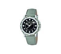 Lotus Quarzuhr »UL15747/8 Damen Uhr Analog Fashion L15747/8«, (Analoguhr), Damen Armbanduhr rund, groß (ca. 40mm), Lederarmband grau