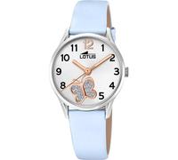 Lotus Uhr Für Kind 18406/G Junior Collection Silber Edelstahl Case BlauLeder Band