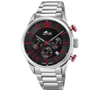 Lotus Herren Analog Quarz Uhr mit Edelstahl Armband 18688/6