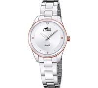 Relojes Lotus Damen Analog Quarz Uhr mit Edelstahl Armband 18795/1