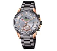 Lotus Chronograph Connected 18808/1 Hybrid Smartwatch Herren Edelstahl 316L Grau 10 ATM