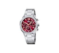 Lotus Damen Uhr Analog aus Edelstahl 316L Silber - Quarz Chronograph - Mineralglas hochresistent - 5 ATM wasserdicht - Special Prices 18869/4