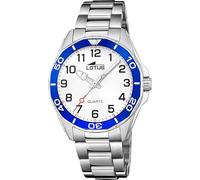 Lotus Kinder Uhr Analoge Edelstahl 316L Silber - Quarzwerk - Hochfestes Mineralglas - Wasserdicht 5 ATM 18860/3 - Junior Collection