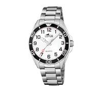 Lotus Kinder Uhr Analoge Edelstahl 316L Silber - Quarzwerk - Hochfestes Mineralglas - Wasserdicht 5 ATM 18860/4 - Junior Collection