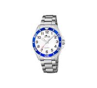 Lotus Analog Kinderuhr für Jungen aus Edelstahl - Quarzwerk - Hochresistentes Mineralglas - Wasserdicht 5 ATM 18860/3 - Mit Geschenkarmband - Junior Collection