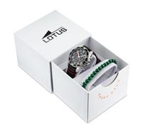 Lotus Uhr Für Kind 18859/2 Junior Collection Silber Edelstahl Case SchwarzLeder Band