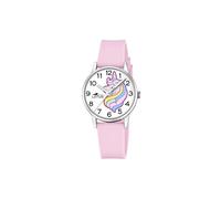 Lotus Mädchenuhr 19001/1 Junior Collection – Edelstahl 316L silber, Kautschukband Rosa, Quarz