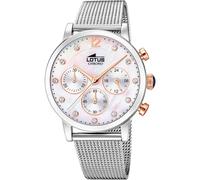 Lotus Damen Chronograph Quarz Uhr mit Edelstahl Armband 18676/1