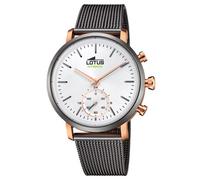 Lotus Herren Hybrid Smartwatch 18805/1 - Analoge Uhr Edelstahl 316L Grau 10 ATM
